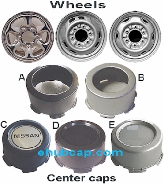 Nissan hardbody discount center caps